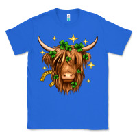 True Royal St. Patrick's Day Highland Cow Classic Tee - Neo Western