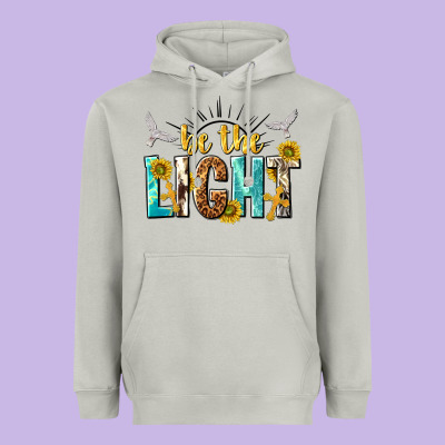 Be The Light Heavyweight Hoodie Designed By Nancycooperartshop