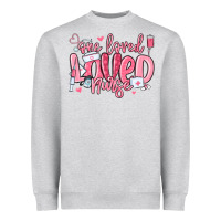 Heather Grey one loved nurse valentine's day Heavyweight Sweatshirt - MaliasSmallBusiness