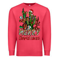 Cardinal merry christmas cactus western Premium Sweatshirt - BarkalooDesign