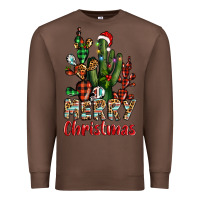 Chestnut merry christmas cactus western Premium Sweatshirt - BarkalooDesign