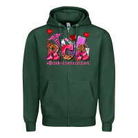 Sports Green valentines day rca resident care assistant Zipper Hoodie - AdoDesignShop