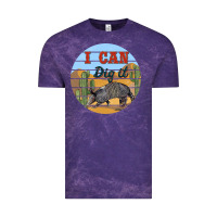 Cloud Purple i can dig it armadillo Vintage Tee - BarkalooDesign