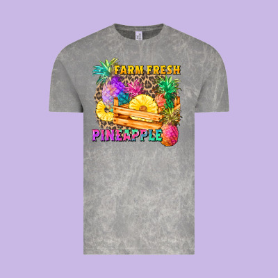 Farm Fresh Pineapple Vintage Tee Designed By Zillion Design Studio