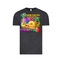 Vintage Black farm fresh pineapple Vintage Tee - Zillion Design Studio
