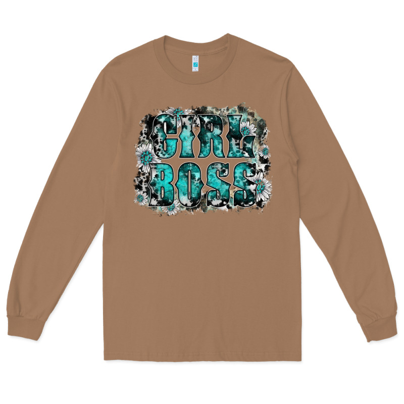 Girl Boss Long Sleeve Tee by SublimationCraftShop | Teevron