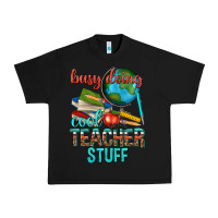 Black busy doing cool teacher stuff Urban Heavy Tee - texasbilliewilder