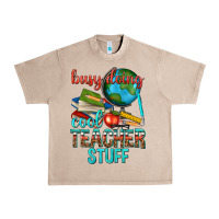 French Oak busy doing cool teacher stuff Urban Heavy Tee - texasbilliewilder