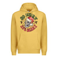 Antique Gold so merry it's scary Premium Hoodie - MaliasSmallBusiness