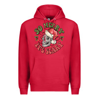 Cardinal so merry it's scary Premium Hoodie - MaliasSmallBusiness