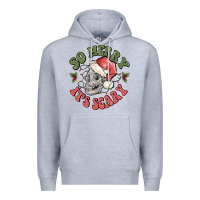 Heather Grey so merry it's scary Premium Hoodie - MaliasSmallBusiness