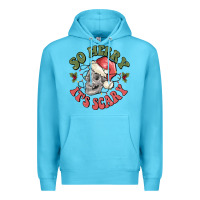 Ocean Blue so merry it's scary Premium Hoodie - MaliasSmallBusiness