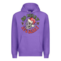Purple so merry it's scary Premium Hoodie - MaliasSmallBusiness