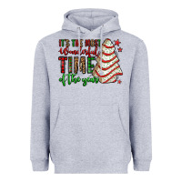 Heather Grey it's the most wonderful time of the year christmas tree cake Heavyweight Hoodie - Jasminsmagicworld