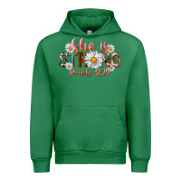 Emerald Western She Is Strong Urban Hoodie - LillyAllenDesigns