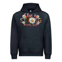 Navy Western She Is Strong Urban Hoodie - LillyAllenDesigns