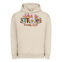 Pigment French Oak Western She Is Strong Urban Hoodie - LillyAllenDesigns