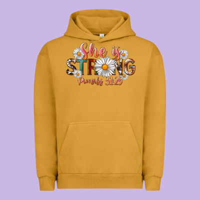Western She Is Strong Urban Hoodie Designed By Lillyallendesigns