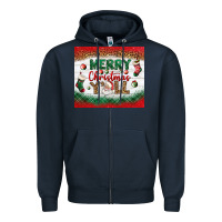 Navy merry christmas y'all tumbler Zipper Hoodie - BundleAndBundleShop