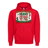 Red merry christmas y'all tumbler Zipper Hoodie - BundleAndBundleShop