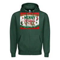 Sports Green merry christmas y'all tumbler Zipper Hoodie - BundleAndBundleShop