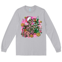 Moon Dust pink coffee gifts christmas skeleton coffee Long Sleeve Tee - AdoDesignShop