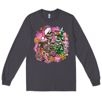 Smoke pink coffee gifts christmas skeleton coffee Long Sleeve Tee - AdoDesignShop