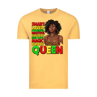 Vintage Mustard black queen quotes juneteenth Vintage Tee - texasbilliewilder