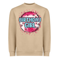 Mushroom birthday girl Heavyweight Sweatshirt - MaliasSmallBusiness