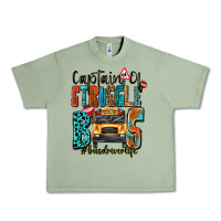 Oil Green captain of struggle bus busdriver life Urban Heavy Tee - texasbilliewilder