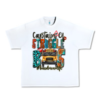 White captain of struggle bus busdriver life Urban Heavy Tee - texasbilliewilder