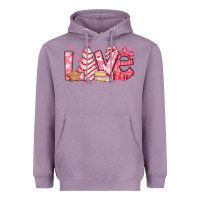 Lavender love pink christmas tree cake Heavyweight Hoodie - Jasminsmagicworld