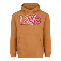 Meerkat love pink christmas tree cake Heavyweight Hoodie - Jasminsmagicworld