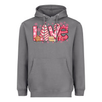 Storm love pink christmas tree cake Heavyweight Hoodie - Jasminsmagicworld