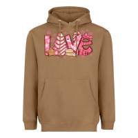 Toasted Coconut love pink christmas tree cake Heavyweight Hoodie - Jasminsmagicworld