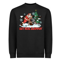 Black out here slammin' Heavyweight Sweatshirt - MaliasSmallBusiness