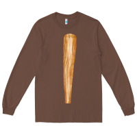 Chestnut wooden baseball Long Sleeve Tee - FaDigitalArtStudio