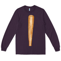 Plum wooden baseball Long Sleeve Tee - FaDigitalArtStudio