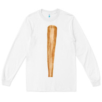 White wooden baseball Long Sleeve Tee - FaDigitalArtStudio