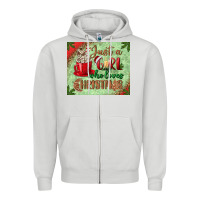 Dove Grey just a girl who loves christmas mousepad Zipper Hoodie - BundleAndBundleShop
