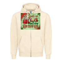 Sandshell just a girl who loves christmas mousepad Zipper Hoodie - BundleAndBundleShop