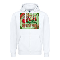 Just A Girl Who Loves Christmas Mousepad Zipper Hoodie | Teevron
