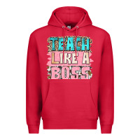 Cardinal teach like a boss Premium Hoodie - NancyCooperArtShop