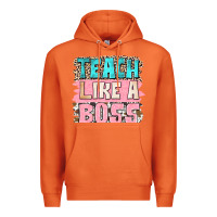 Carrot teach like a boss Premium Hoodie - NancyCooperArtShop