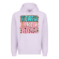 Lilac teach like a boss Premium Hoodie - NancyCooperArtShop