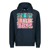 Navy teach like a boss Premium Hoodie - NancyCooperArtShop