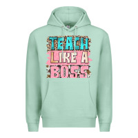 Seafoam teach like a boss Premium Hoodie - NancyCooperArtShop