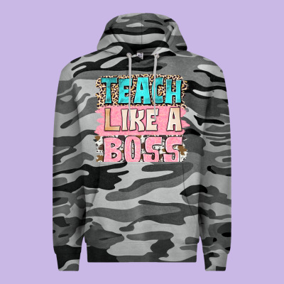 Teach Like A Boss Premium Hoodie Designed By Nancycooperartshop