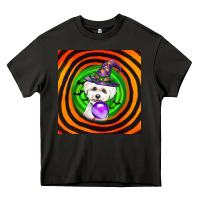 Asphalt halloween bichons frise dog Heavy Core Tee - LillyAllenDesigns