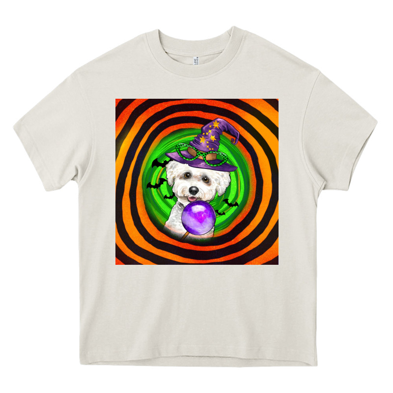 Halloween Bichons Frise Dog Heavy Core Tee by LillyAllenDesigns | Teevron